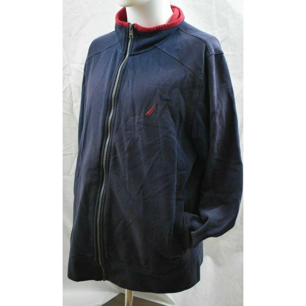 VTG 90’s Nautica Full Zip Fleecet Jacket Size Larg